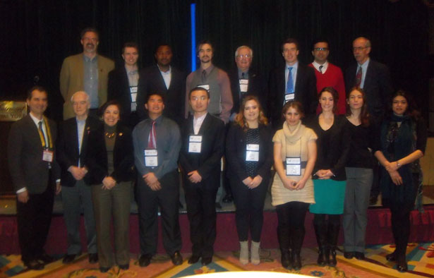 Scholarship Students and Foundation Directors attending the 2013 KEGS Breakfast (March 5, Toronto)