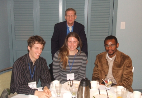 Scholarship students attending BCGS/KEGS Breakfast at Exploration Round Up in Vancouver Jan 19